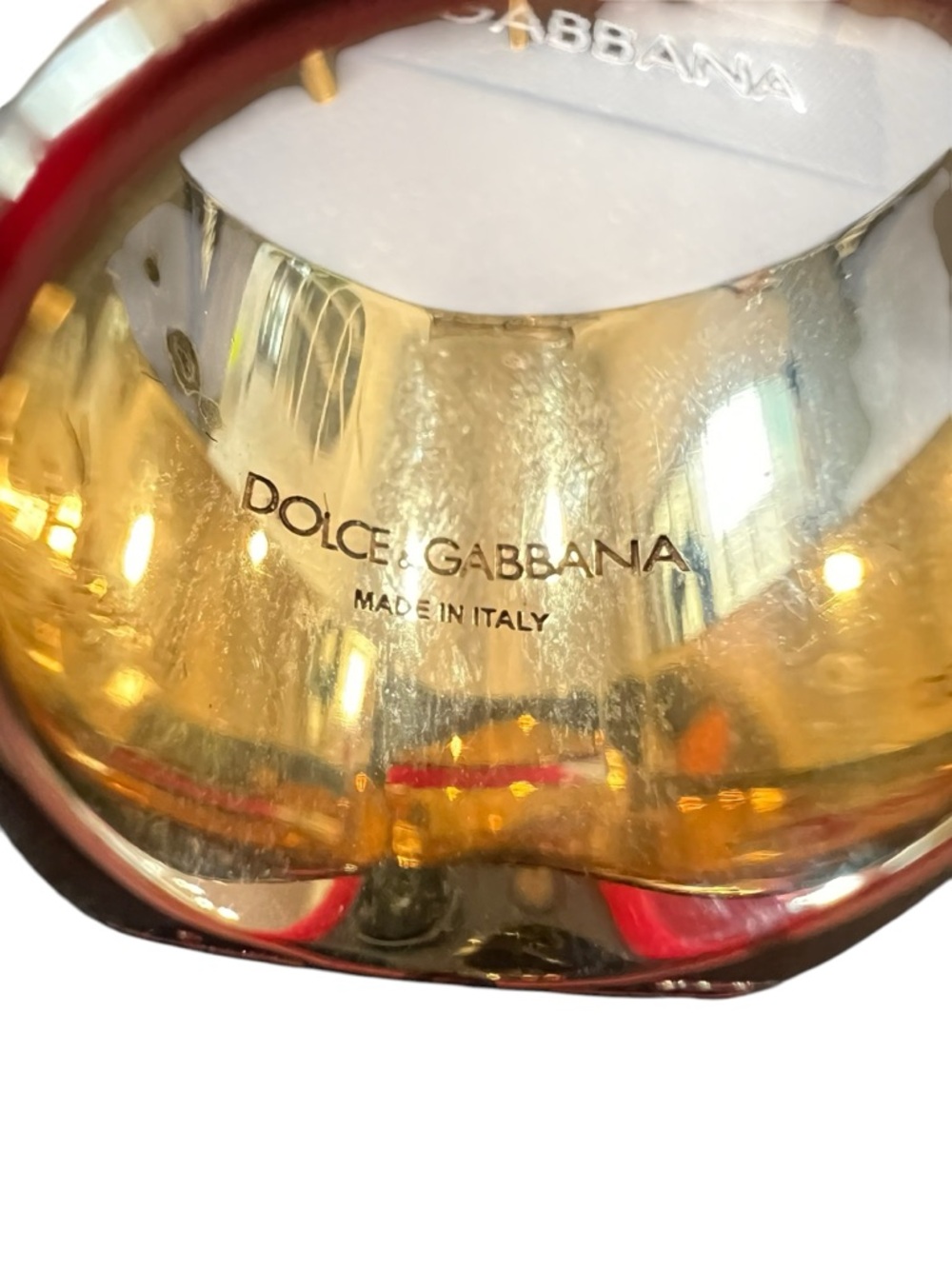 Dolce & Gabbana Blue Enamel Crest Ring - Picture 6 of 7